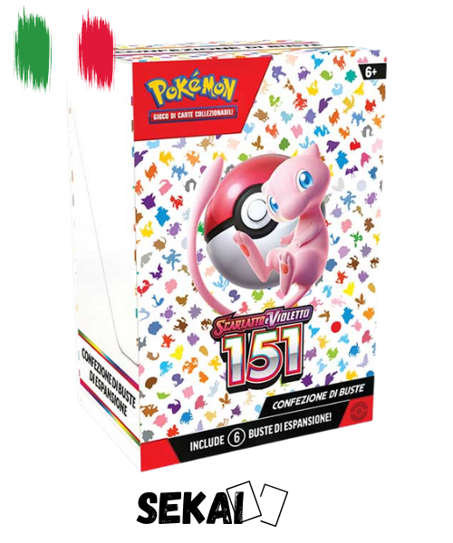 Pokemon Bundle 6 Bustine 151 ITA
