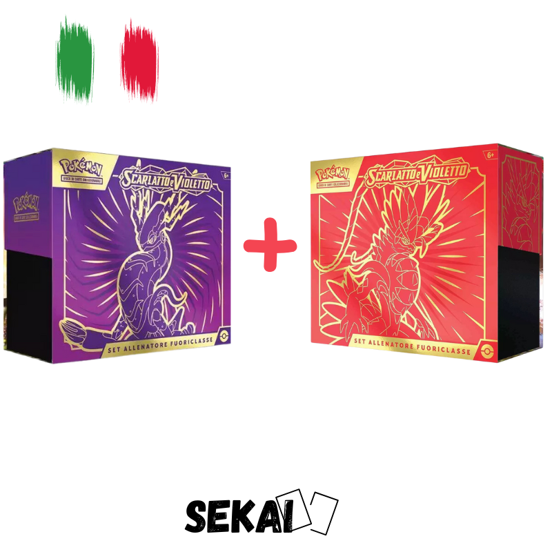 POKEMON SCARLATTO E VIOLETTO ETB MIRAIDON + KORAIDON ITA SECONDA SCELT