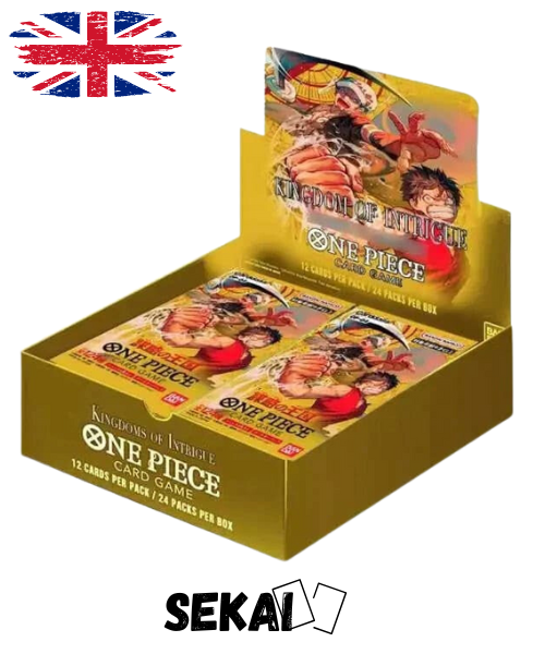 ONE PIECE CARD GAME BOOSTER BOX OP-04 KINGDOMS OF INTRIGUE ENG SEALED