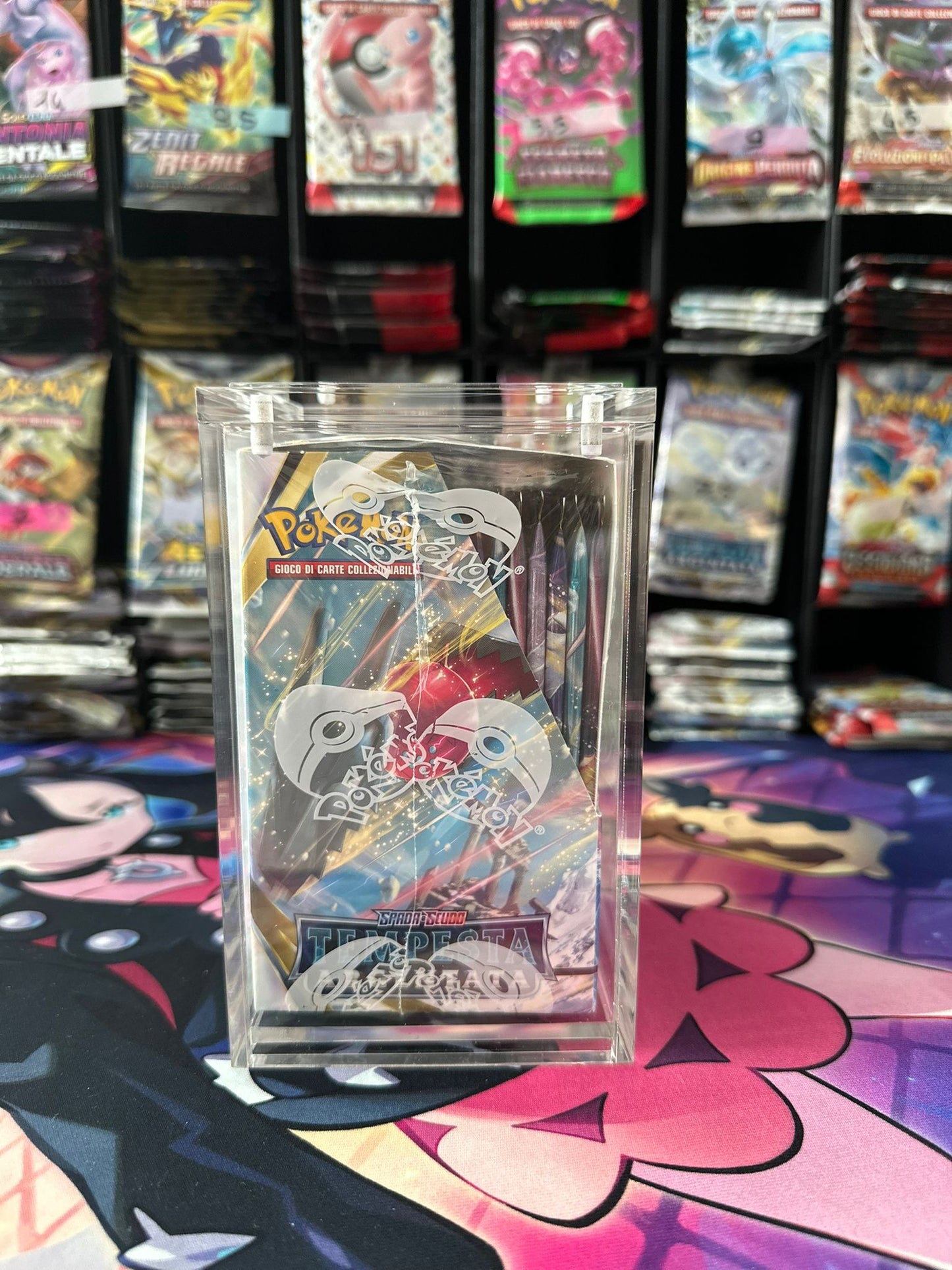 Cards Collection - Case in Plexiglass con chiusura magnetica per Box Pokemon