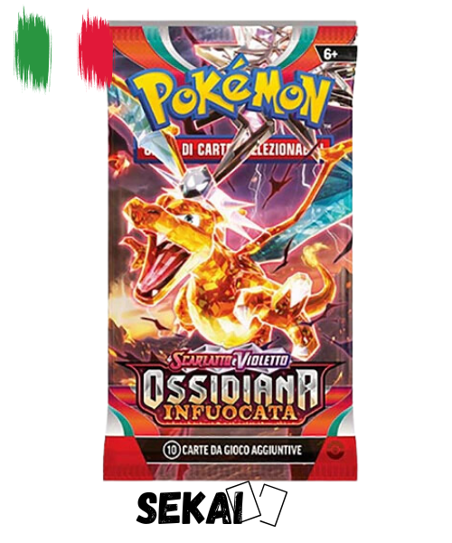 Pokémon Bustina Ossidiana Infuocata ITA