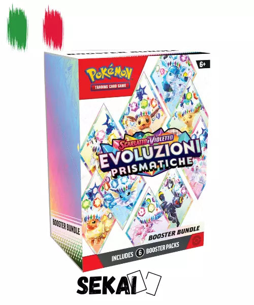 Pokemon Bundle 6 Bustine Evoluzioni Prismatiche ITA