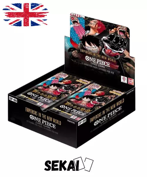 ONE PIECE CARD GAME OP09 EMPERORS IN THE NEW WORLD OP-09 ENG SEALED BOOSTER BOX