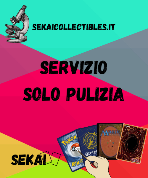 SERVIZIO DI PULIZIA E RESTAURO CARTE TCG