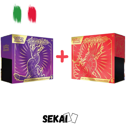 POKEMON SCARLATTO E VIOLETTO ETB MIRAIDON + KORAIDON ITA SECONDA SCELT
