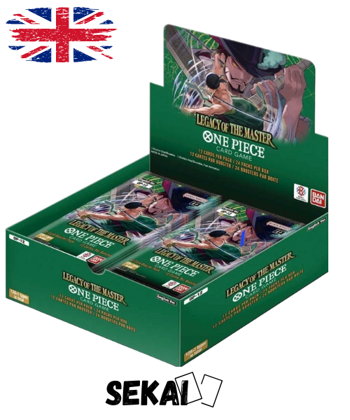 ONE PIECE OP12 LEGACY OF THE MASTER BOOSTER BOX OP-12 ENG SEALED PREOR