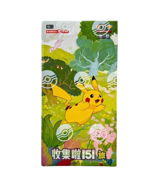 POKEMON COLLECT 151 JOURNEY BOOSTER BOX FAT JUMBO - 6 PACKS 20 CARDS -
