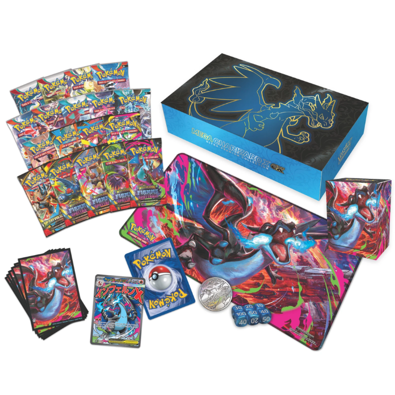 POKEMON COLLEZIONE ULTRA PREMIUM MEGA CHARIZARD X-EX  ITA - ITALIANO P