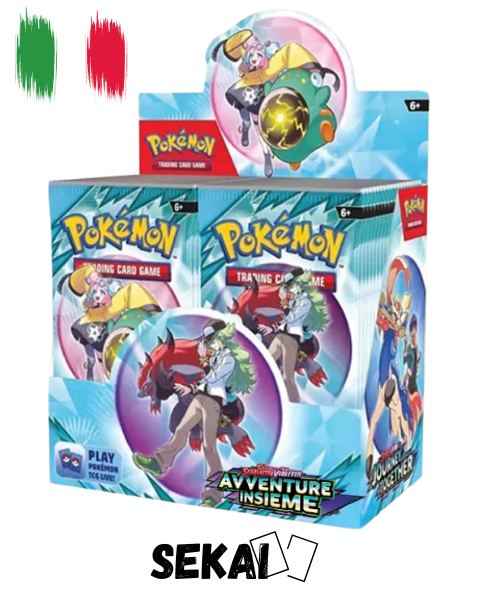 POKEMON AVVENTURE INSIEME BOX 36 BUSTINE ITA