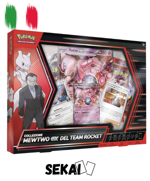 POKEMON COLLEZIONE MEWTWO EX DEL TEAM ROCKET ITA - RIVALI PREDESTINATI