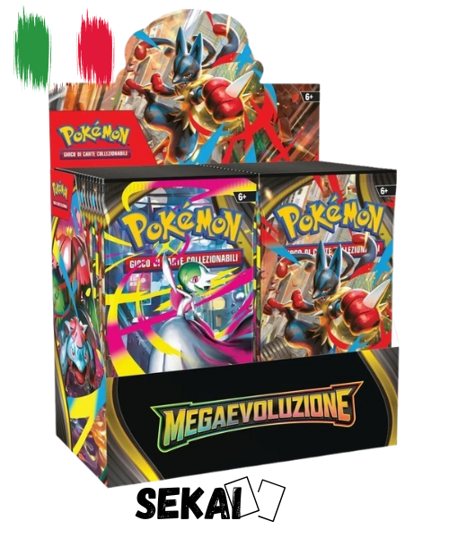 POKEMON MEGAEVOLUZIONE BOX 36 BUSTINE SEALED ITA DISPLAY BOOSTER BOX