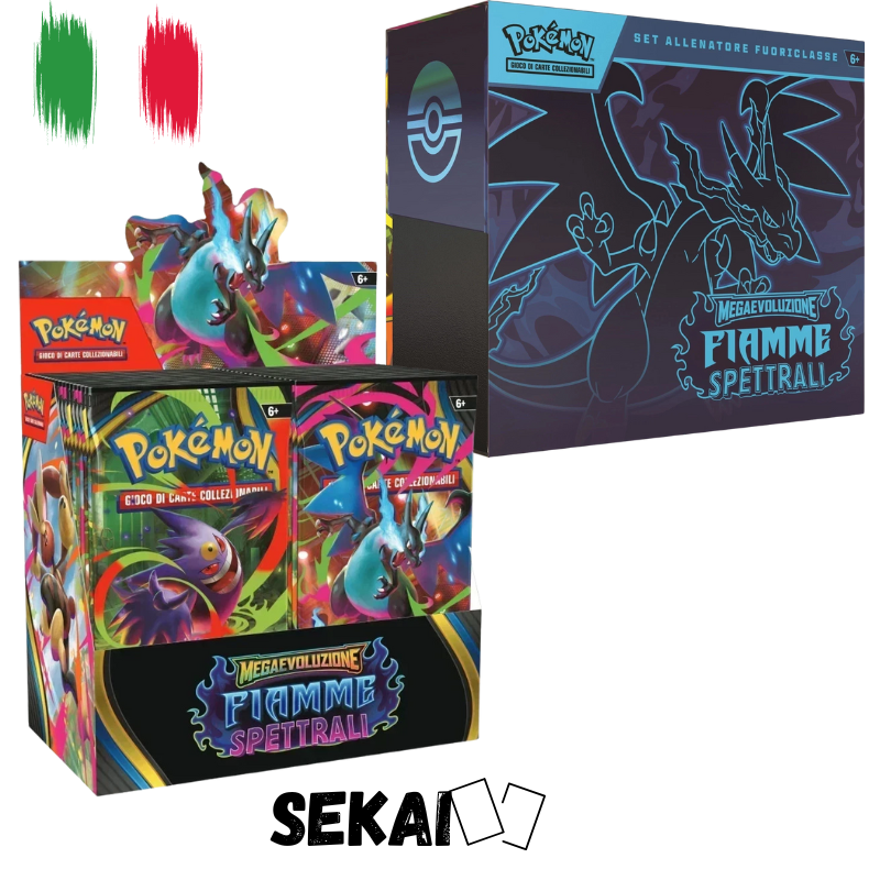 POKEMON FIAMME SPETTRALI BUNDLE BOX 36 BUSTINE + ETB ITALIANO PREORDER