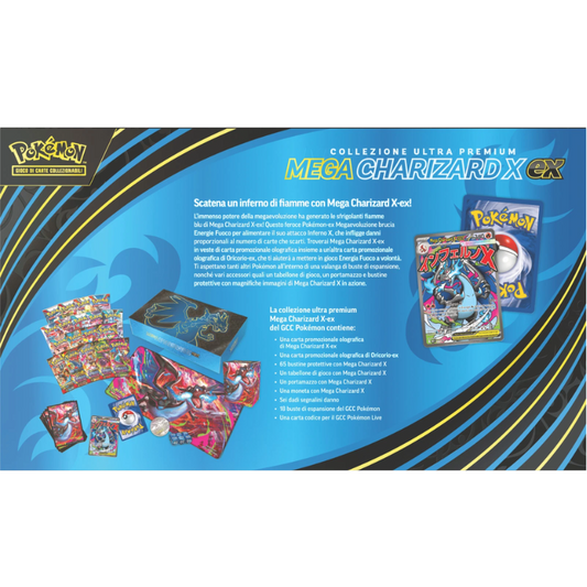 POKEMON COLLEZIONE ULTRA PREMIUM MEGA CHARIZARD X-EX  ITA - ITALIANO P