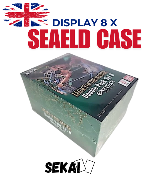 ONE PIECE DOUBLE PACK SET VOL 8 SEALED CASE 8X DOUBLE PACK