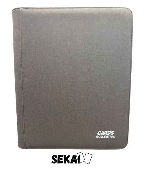 ALBUM PER TOPLOADER 252 TASCHE ZIPPERED CARDS COLLECTION