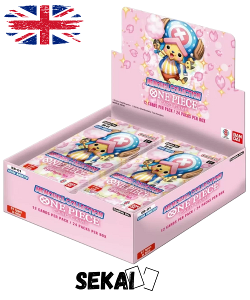 ONE PIECE EB01 EXTRA BOOSTER MEMORIAL COLLECTION BOOSTER BOX ENG