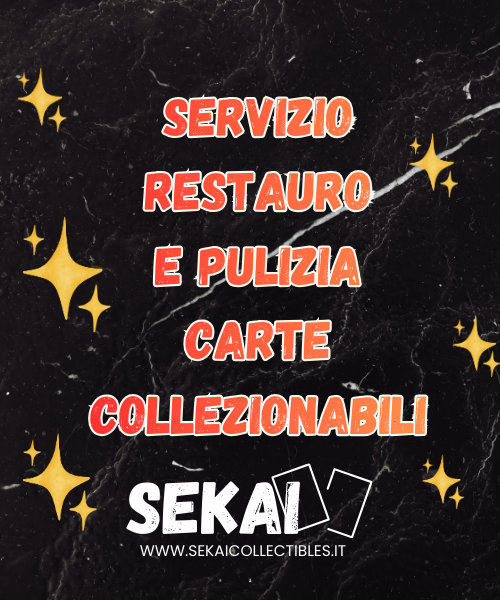 SERVIZIO DI RESTAURO + PULIZIA PER CARTE COLLEZIONABILI
