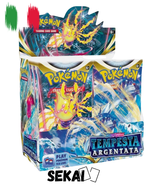 POKEMON TEMPESTA ARGENTATA DISPLAY BOX 36 BUSTINE (ITA)