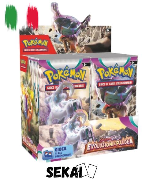 POKEMON EVOLUZIONI A PALDEA DISPLAY BOX 36 BUSTINE (ITA)