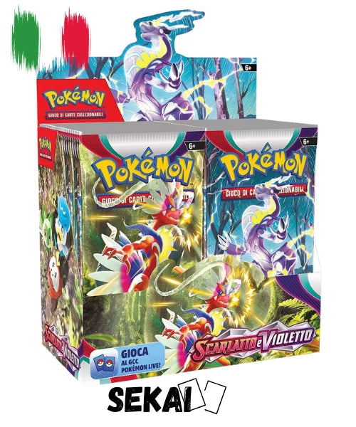 POKEMON SCARLATTO E VIOLETTO DISPLAY BOX 36 BUSTINE (ITA)