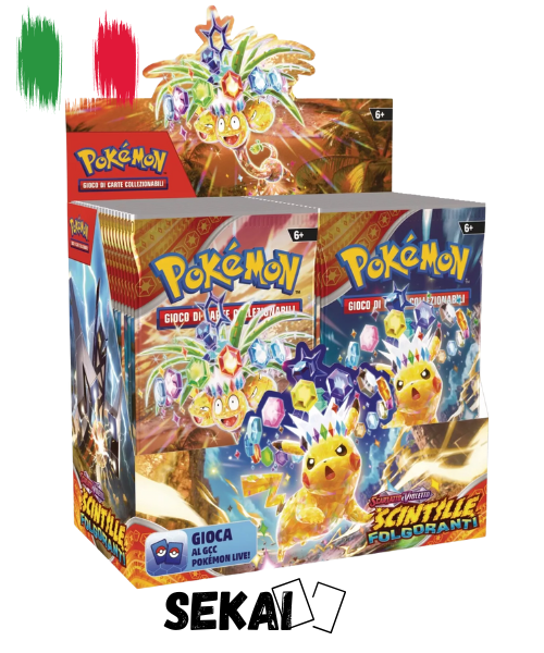 POKEMON SCINTILLE FOLGORANTI DISPLAY BOX 36 BUSTINE (ITA)